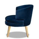 Round Velvet Accent Chair | Bali Loom Baptiste | Oroatrade.com