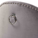 Studded Velvet Rolling Accent Chair | Bali Loom Bethel | Oroatrade.com