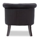 Black Velvet Vanity Accent Chair | Bali Loom Flax | Oroatrade.com