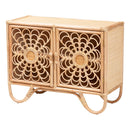 Floral Woven 2 Door Cabinet | Bali Loom Acelin | Oroatrade.com