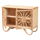Floral Woven 2 Door Cabinet | Bali Loom Acelin | Oroatrade.com