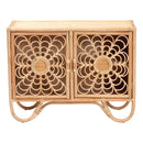 Floral Woven 2 Door Cabinet | Bali Loom Acelin | Oroatrade.com