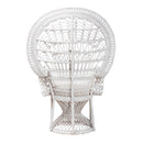 White Rattan Peacock Chair | Bali Loom Kallima | Oroatrade.com