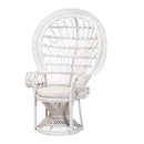 White Rattan Peacock Chair | Bali Loom Kallima | Oroatrade.com
