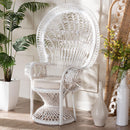 White Rattan Peacock Chair | Bali Loom Kallima | Oroatrade.com