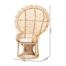 Modern Boho Peacock Accent Chair | Bali Loom Hecate | Oroatrade.com