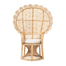 Modern Boho Peacock Accent Chair | Bali Loom Hecate | Oroatrade.com