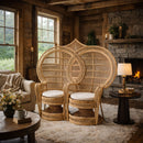2 Seater Rattan Peacock Chair | Bali Loom Nerita | Oroatrade.com