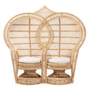 2 Seater Rattan Peacock Chair | Bali Loom Nerita | Oroatrade.com