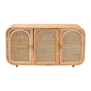 Handcrafted Rattan 3 Door Cabinet | Bali Loom Evania | Oroatrade.com