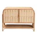 Curled Rattan Pole Cabinet | Bali Loom Gitano | Oroatrade.com