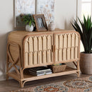 Curled Rattan Pole Cabinet | Bali Loom Gitano | Oroatrade.com