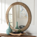 Woven Seagrass Round Wall Mirror | Bali Loom Geralyn | Oroatrade.com
