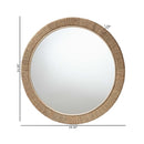 Woven Seagrass Round Wall Mirror | Bali Loom Geralyn | Oroatrade.com