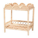 Rattan Scalloped 2 Tier End Table | Bali Loom Eloisa | Oroatrade.com