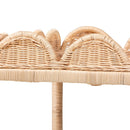 Rattan Scalloped 2 Tier End Table | Bali Loom Eloisa | Oroatrade.com