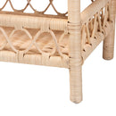 Rattan Scalloped 2 Tier End Table | Bali Loom Eloisa | Oroatrade.com