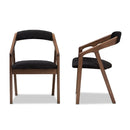 Black Velvet Dining Chairs 2 | Bali Loom Wendy | Oroatrade.com
