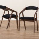 Black Velvet Dining Chairs 2 | Bali Loom Wendy | Oroatrade.com