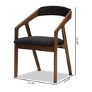 Black Velvet Dining Chairs 2 | Bali Loom Wendy | Oroatrade.com
