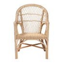 Natural Braided Rattan Lounge Chair | Bali Loom Zaira | Oroatrade.com