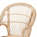 Natural Braided Rattan Lounge Chair | Bali Loom Zaira | Oroatrade.com