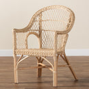 Natural Braided Rattan Lounge Chair | Bali Loom Zaira | Oroatrade.com
