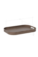 Matte Lacquered Rectangular Tray S | Wireworks Bellhop | Oroa Trade