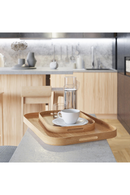 Matte Lacquered Rectangular Tray L | Wireworks Bellhop | Oroa Trade