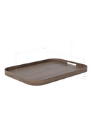 Matte Lacquered Rectangular Tray L | Wireworks Bellhop | Oroa Trade