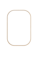 Natural Oak Rectangular Mirror | Wireworks Outlook | Oroatrade.com