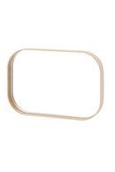 Natural Oak Rectangular Mirror | Wireworks Outlook | Oroatrade.com