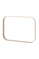 Natural Oak Rectangular Mirror | Wireworks Outlook | Oroatrade.com