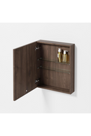 Walnut Bathroom Mirror Cabinet | Wireworks Slimeline | Oroatrade.com