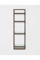 Walnut Bathroom Wall Shelf | Wireworks Zone | Oroatrade.com