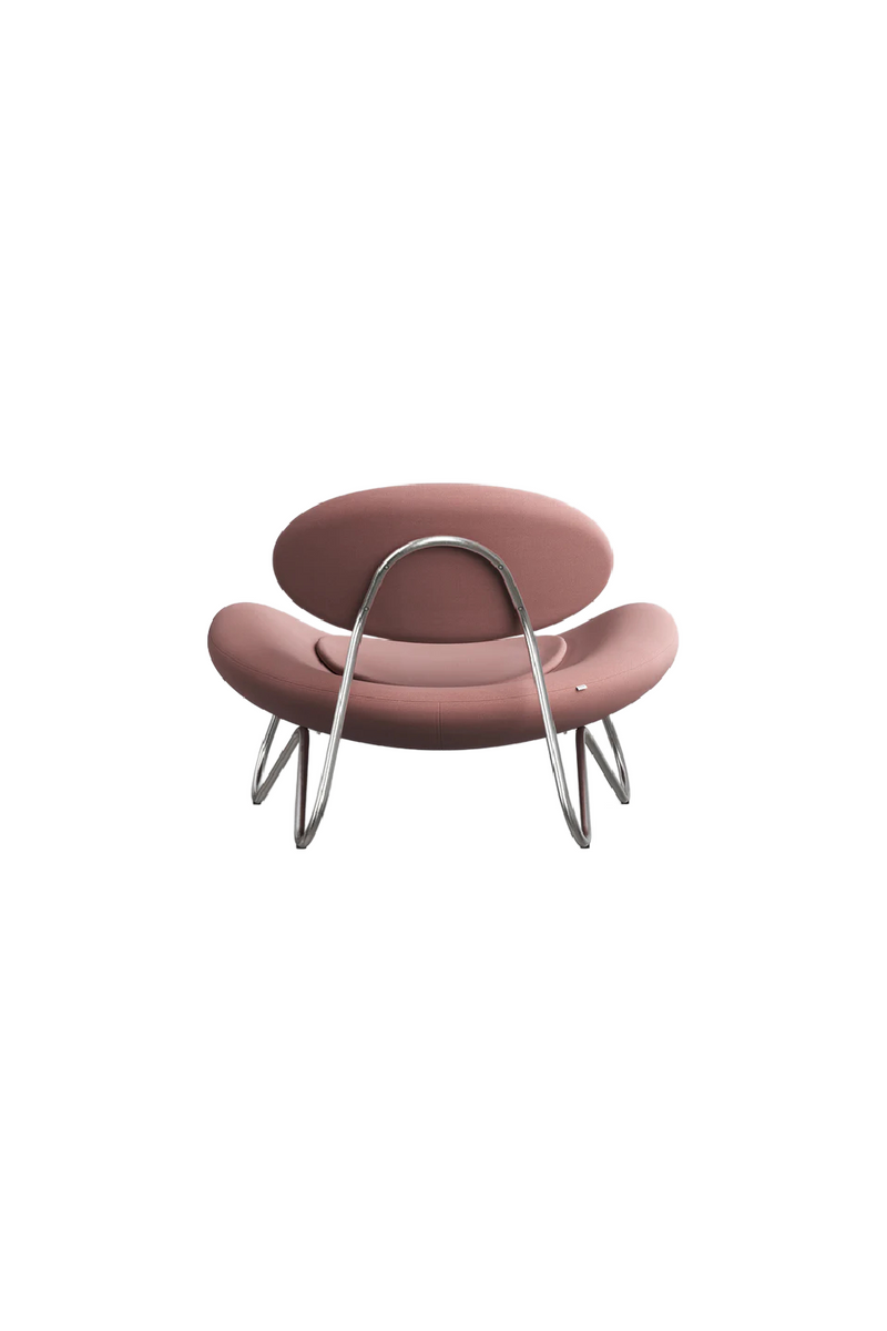 Pink Modern Lounge Chair | WOUD Meadow | Oroatrade.com