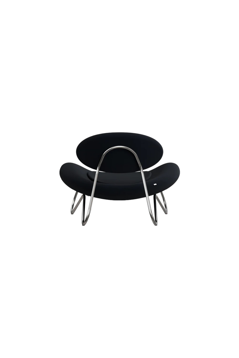 Black Contemporary Lounge Chair | WOUD Meadow | Oroatrade.com