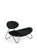 Black Contemporary Lounge Chair | WOUD Meadow