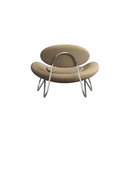 Beige Modern Lounge Chair | WOUD Meadow | Oroatrade.com