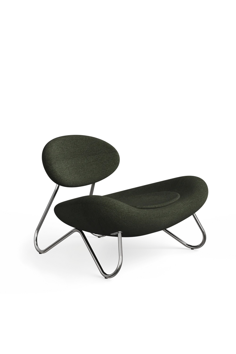 Dark Green Modern Lounge Chair | WOUD Meadow | Oroatrade.com