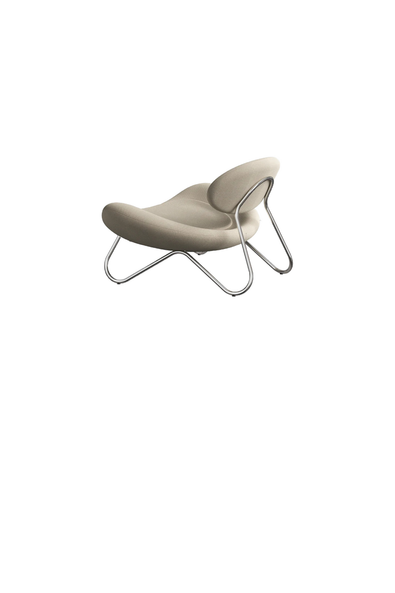 Off-White Modern Lounge Chair | WOUD Meadow | Oroatrade.com