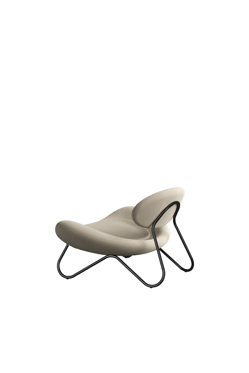 Off-White Modern Lounge Chair | WOUD Meadow | Oroatrade.com