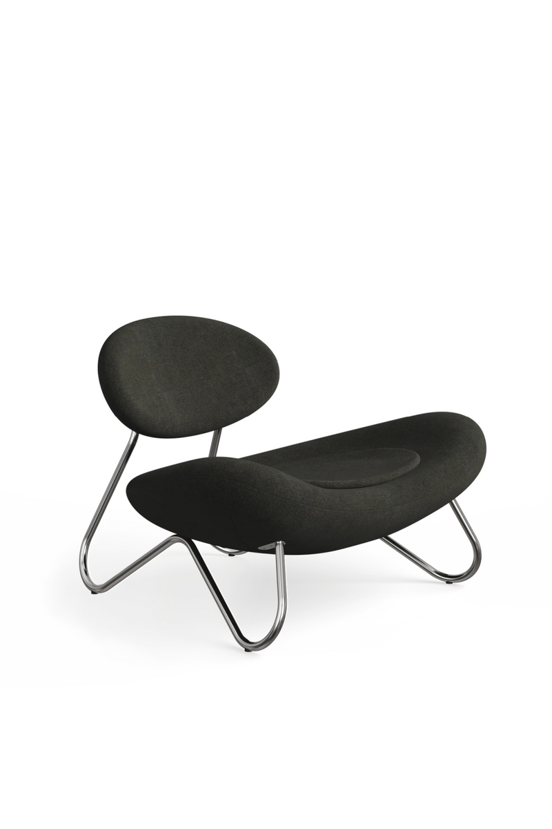 Dark Brown Modern Lounge Chair | WOUD Meadow | Oroatrade.com