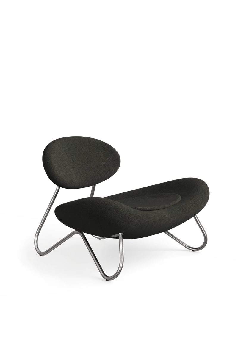 Dark Brown Modern Lounge Chair | WOUD Meadow | Oroatrade.com