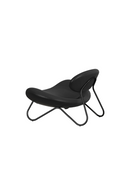 Black Leather Modern Lounge Chair | WOUD Meadow | Oroatrade.com