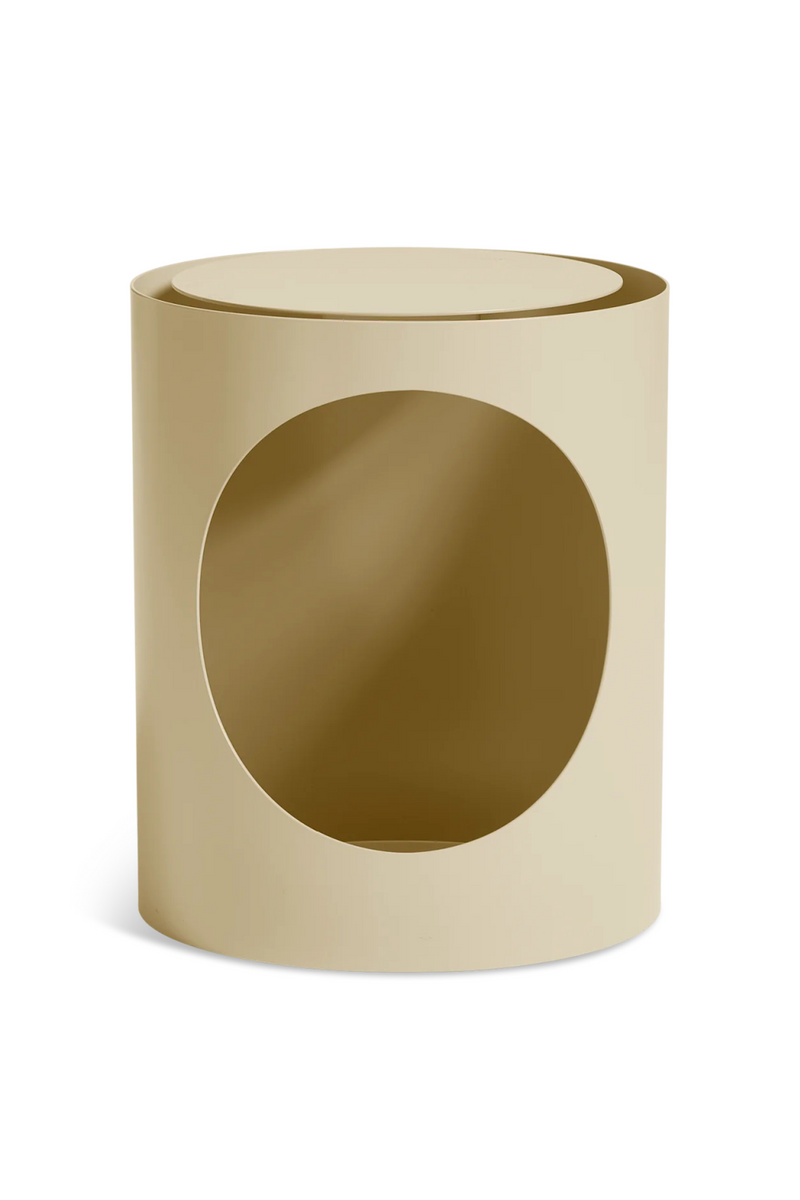 Cylindrical Metal Side Table | WOUD Tabl | Oroatrade.com