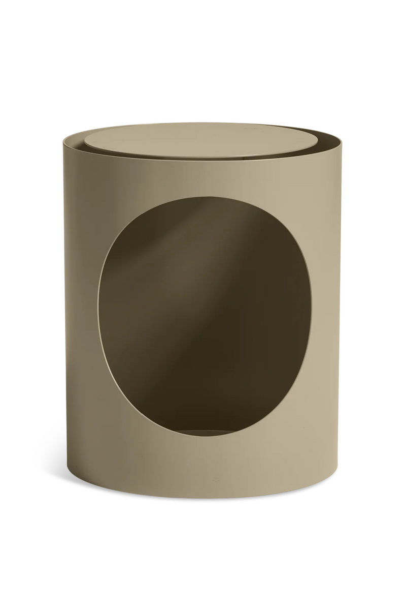 Cylindrical Metal Side Table | WOUD Tabl | Oroatrade.com