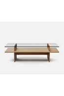 Glass Top Coffee Table | WOUD Parallel | Oroatrade.com
