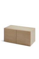 Oak 2-Door Modular Cabinet | WOUD Elevate | Oroatrade.com