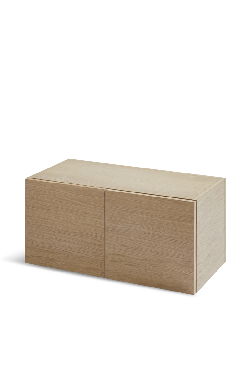 Oak 2-Door Modular Cabinet | WOUD Elevate | Oroatrade.com